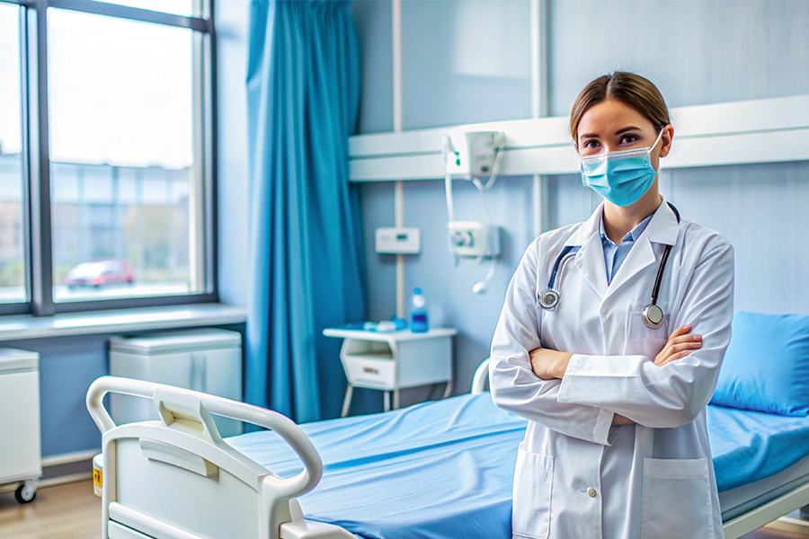 Medical team performing kidney transplant surgery